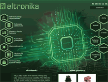 Tablet Screenshot of eltronika.pl